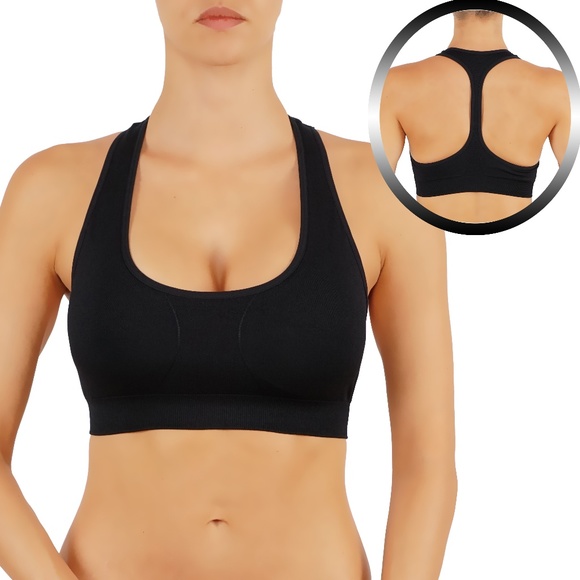 Tops - Sports Bra with T-back removable pads 1004